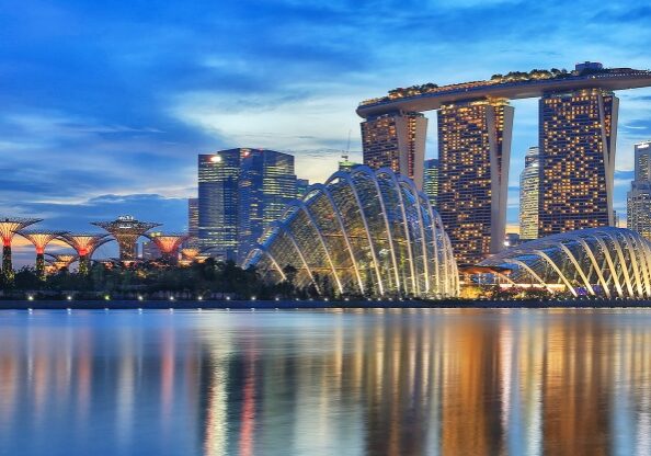 The lush and beautiful Gardens by the Bay is dominated by the sleekly sculptured biodomes—marvels of architecture, design and engineering.